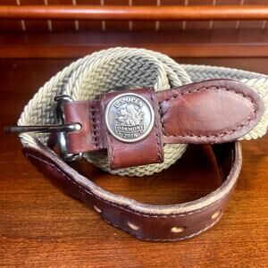 US Open Oakmont 2016 Braided Belt Canvas Leather Golf Preppy Old Money 40